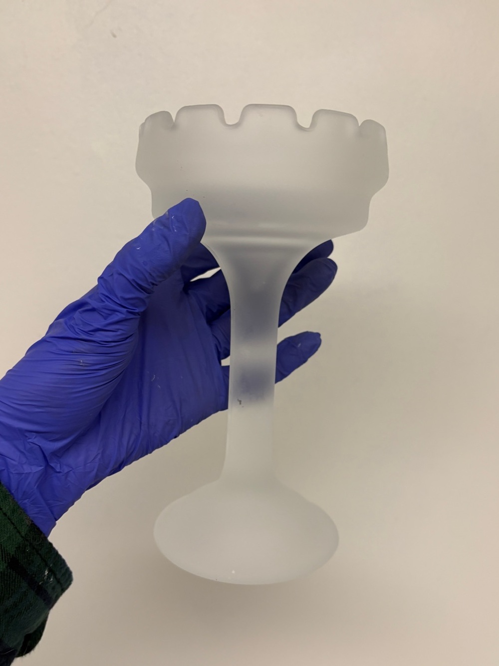 Frosted Glass Partylite Clairmont Fairylamp Base